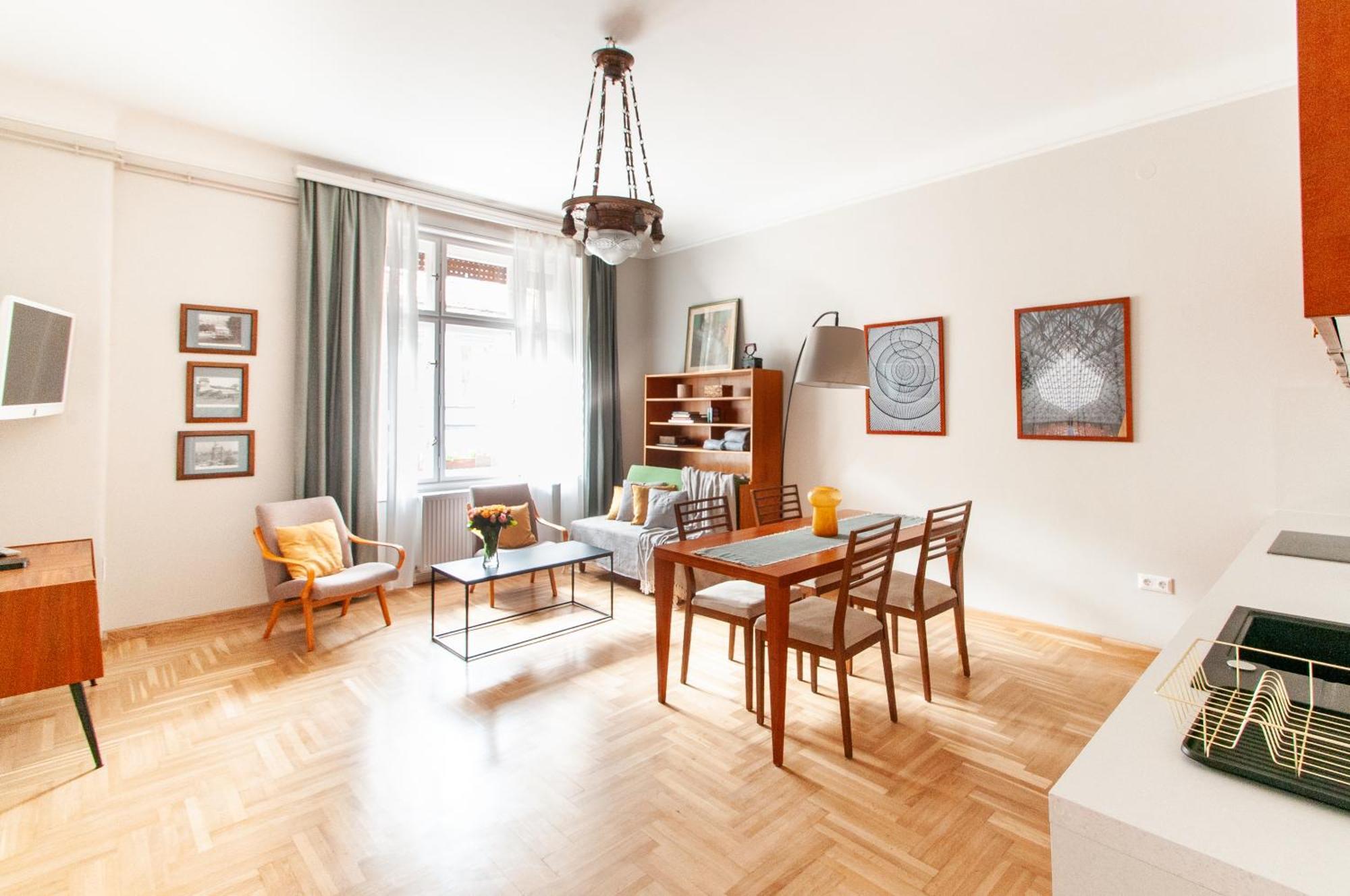 Spacious Family Along River Side, In The Heart Of Buda Apartment