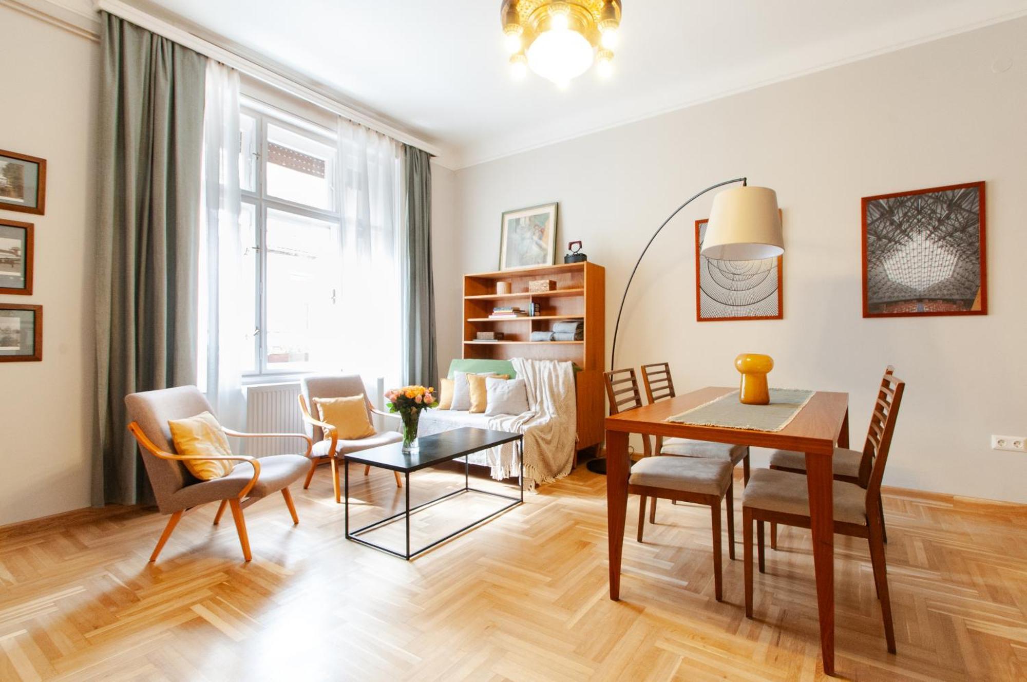Spacious Family Along River Side, In The Heart Of Buda Budapest